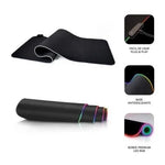Alfombrilla Subblim MP-02RGB01 LED RGB XL/ 800 x 300 x 4 mm - PixelPlaza