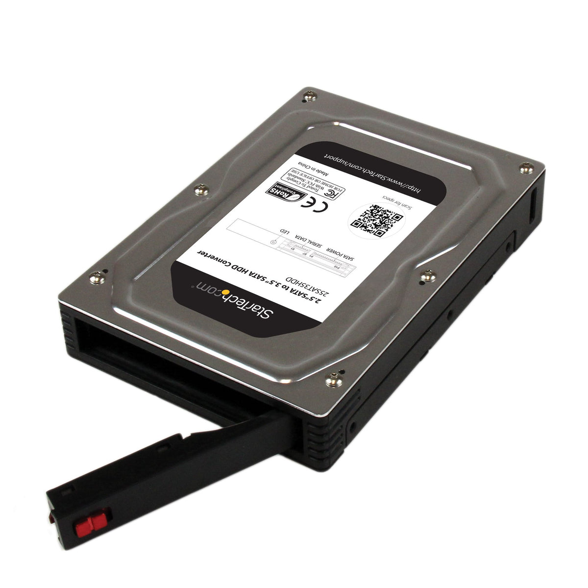 Adaptador startech disco duro SSD SATA de 2.5 pulgadas a 3.5 pulgadas