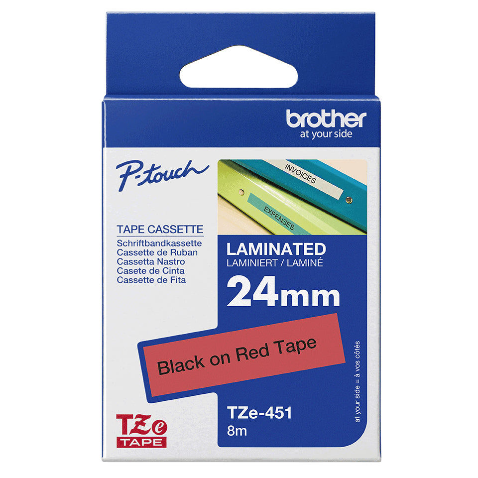 Cinta laminada Brother tze451 24mm x 8m