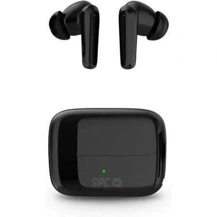 Auriculares Bluetooth SPC Ether 2 Pro con estuche de carga/ Autonomía 6.5h/ Negros - PixelPlaza