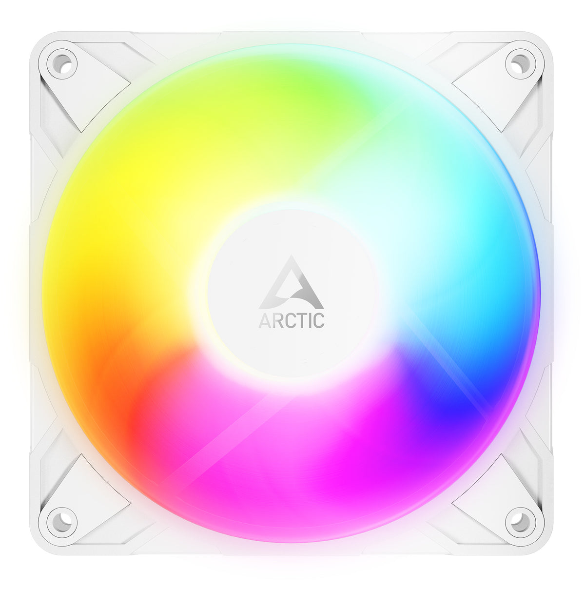 Ventilador Arctic P12 Pro Reverse A-RGB/ 12cm/ Blanco