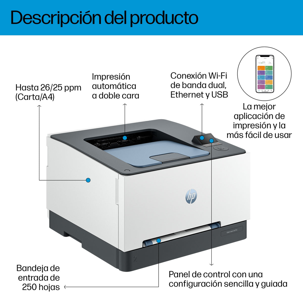Impresora laser HP laserjet pro 3202dw