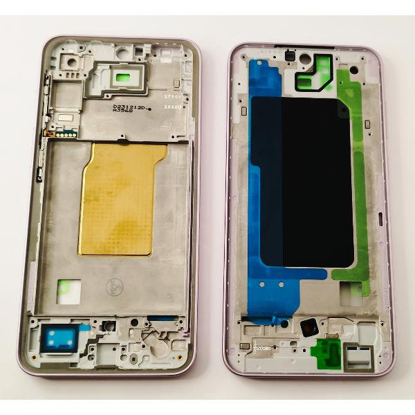 Carcasa o marco frontal morado para Samsung Galaxy A35
