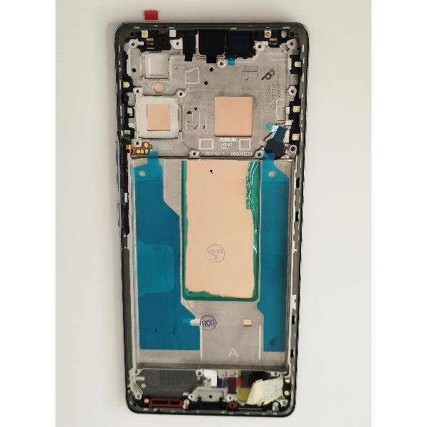 Pantalla lcd para Vivo V29 mas tactil negro con marco plata calidad premium