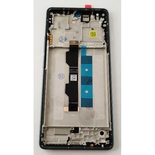 Pantalla lcd para Xiaomi Redmi Note 13 Pro 4G Xiaomi Poco M6 Pro 4G mas tactil negro con marco verde calidad premiu