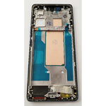 Pantalla lcd para Vivo V29 mas tactil negro con marco azul calidad premium