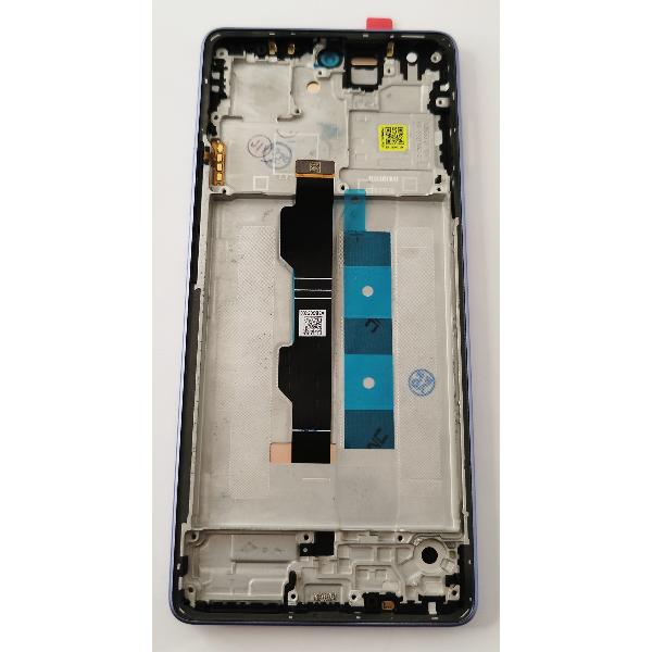 Pantalla lcd para Xiaomi Redmi Note 13 Pro 4G Xiaomi Poco M6 Pro 4G mas tactil negro con marco morado calidad premi