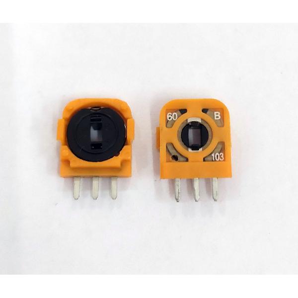 Potenciómetro de resistencias de eje analógico modelo 3d amarillo OEM H para PS4 PS5 Xbox One calidad premium