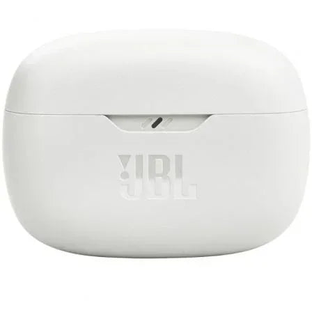Auriculares Bluetooth JBL Wave Beam con estuche de carga/ Autonomía 8h/ Blanco - PixelPlaza