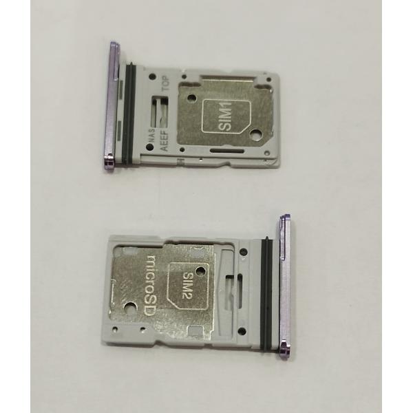 Soporte o bandeja sim morada Dual sim para Samsung Galaxy A55 SM-A556 GH98-49097C Service Pack