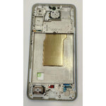 Carcasa o marco central azul para Samsung Galaxy A35 5G SM-A356B GH82-34225B Service Pack