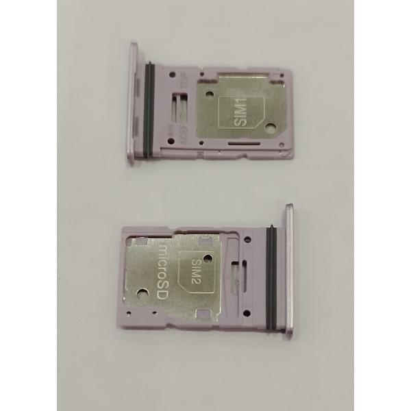 Soporte o bandeja sim morada Dual sim para Samsung Galaxy A35 5G SM-A356 GH98-48993C Service Pack