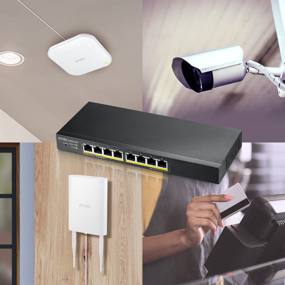 Switch 8 puertos Zyxel gs1915 - 8 gigabit ethernet nebula fanless