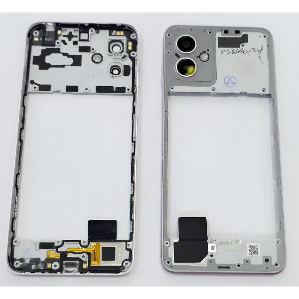 Carcasa o marco central blanco para Motorola Moto G14