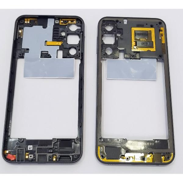Carcasa o marco central negro para Samsung Galaxy A24 4G A245F