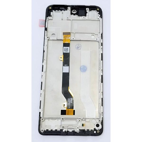 Pantalla lcd para Infinix Hot 30 mas tactil negro con marco negro calidad premium