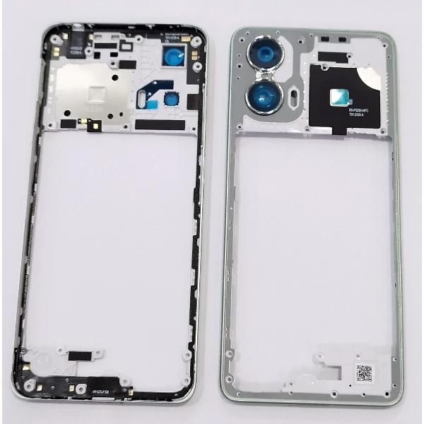 Carcasa o marco central verde para Motorola Moto G24 4G