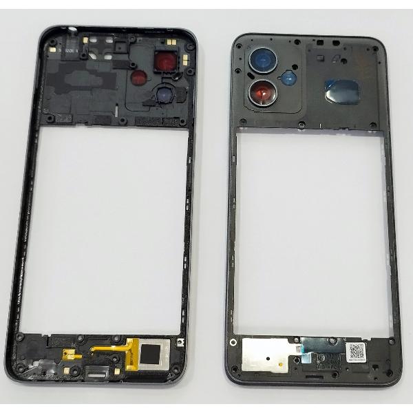 Carcasa o marco central gris para Motorola Moto G04