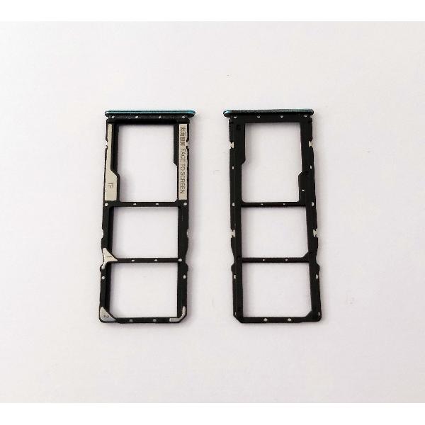 Soporte o bandeja sim Dual Sim verde para Xiaomi Redmi 10 5G calidad premium