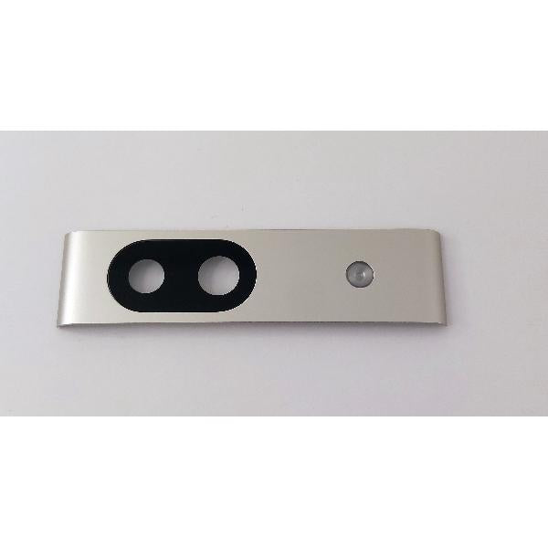 Lente de camara para Google Pixel 8A 5G con marco plata calidad premium