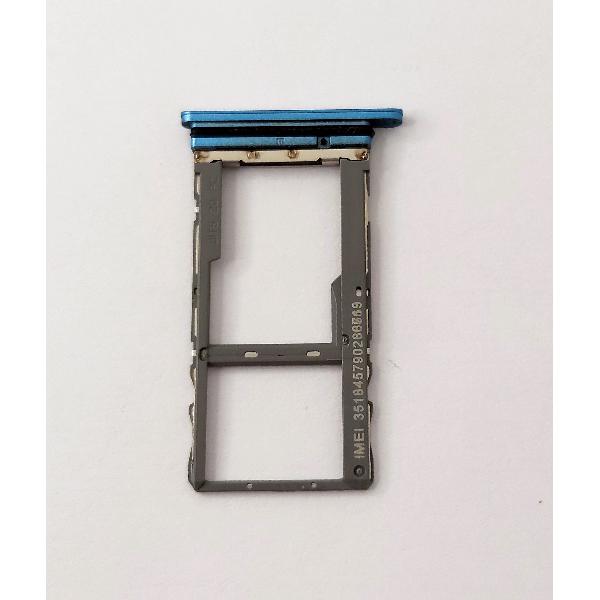 Soporte o bandeja sim azul Dual sim para TCL 9295G calidad premium
