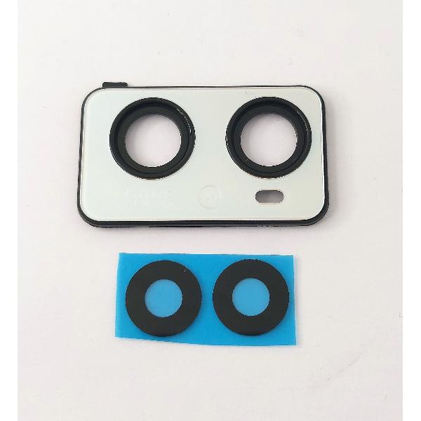Lente de camara para OPPO A96 CPH2333 con marco azul calidad premium
