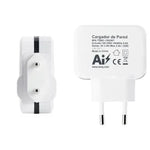 Cargador de Pared TooQ TQWC-1S02WT/ 2xUSB/ 17W - PixelPlaza