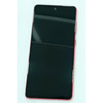 Pantalla lcd para Samsung Galaxy S20 FE 5G G781F S20 FE 4G G780F mas tactil negro con marco rojo calidad premium