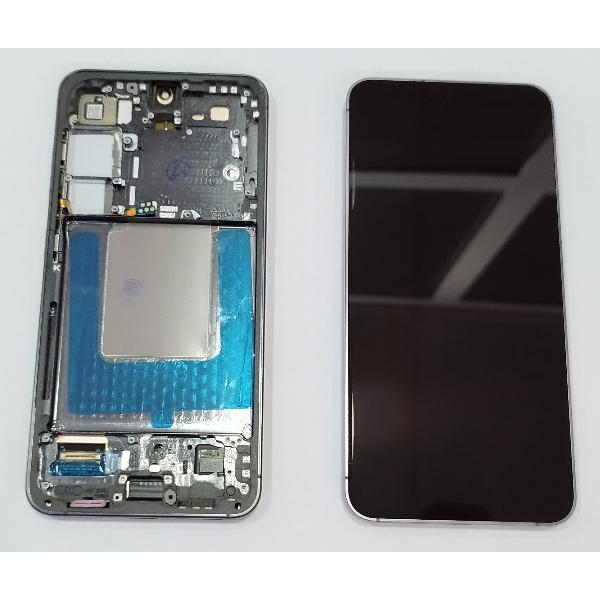 Pantalla lcd para Samsung Galaxy S24 S921 mas tactil negro con marco negro calidad premium