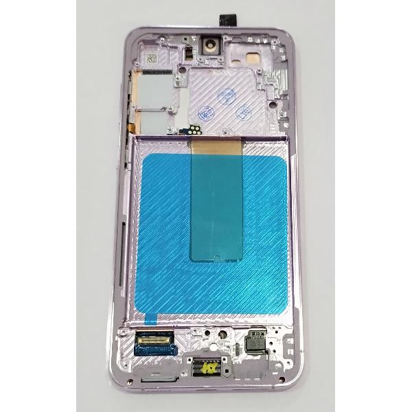 Pantalla lcd para Samsung Galaxy S23 Plus S916B mas tactil negro con marco morado calidad premium