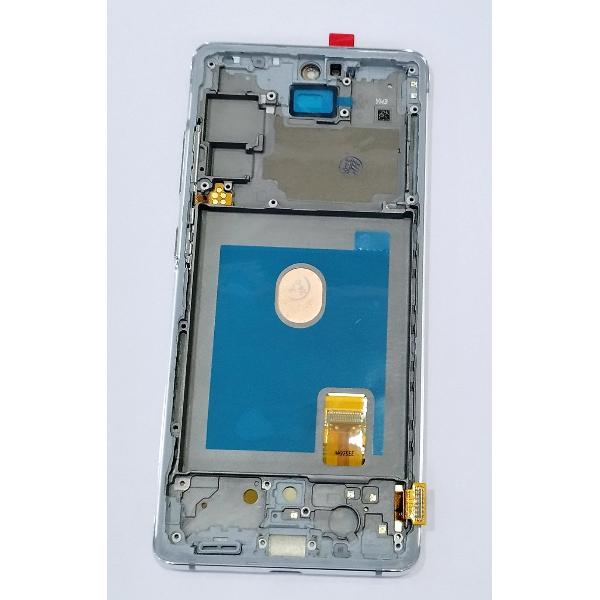 Pantalla lcd para Samsung Galaxy S20 FE 5G G781F S20 FE 4G G780F mas tactil negro con marco blanco calidad premium