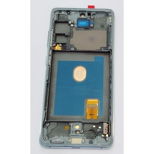 Pantalla lcd para Samsung Galaxy S20 FE 5G G781F S20 FE 4G G780F mas tactil negro con marco verde calidad premium