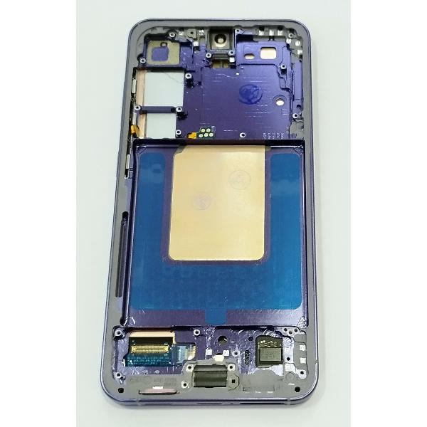 Pantalla lcd para Samsung Galaxy S24 S921 mas tactil negro con marco azul calidad premium