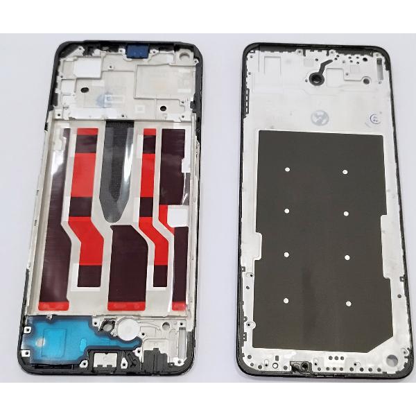 Carcasa o marco frontal negro para Oppo Reno 7 Lite 5G CPH2343 Oppo Reno 8 Lite 5G CPH2343