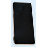 Pantalla lcd para Samsung Galaxy S20 FE 5G G781F S20 FE 4G G780F mas tactil negro con marco naranja calidad premium