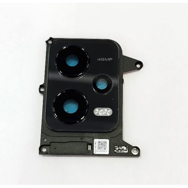Cristal de camara para Poco X5 5G con marco negro calidad premium