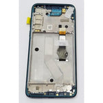 Pantalla lcd para Motorola Moto G8 Power mas tactil negro con marco azul 5D68C16143 Service Pack