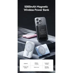 Powerbank 5000mAh Vention FHSB0/ 20W/ Wireless/ Negra - PixelPlaza