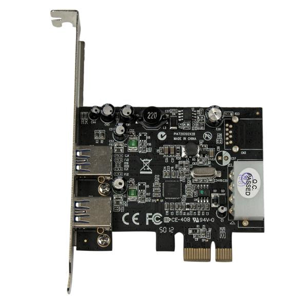 Tarjeta de puertos startech pci express 2 USB en 1