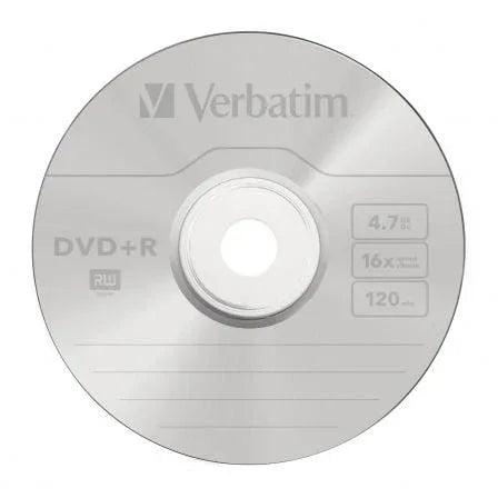 DVD-R Verbatim Imprimible 16X/ Tarrina-25uds - PixelPlaza