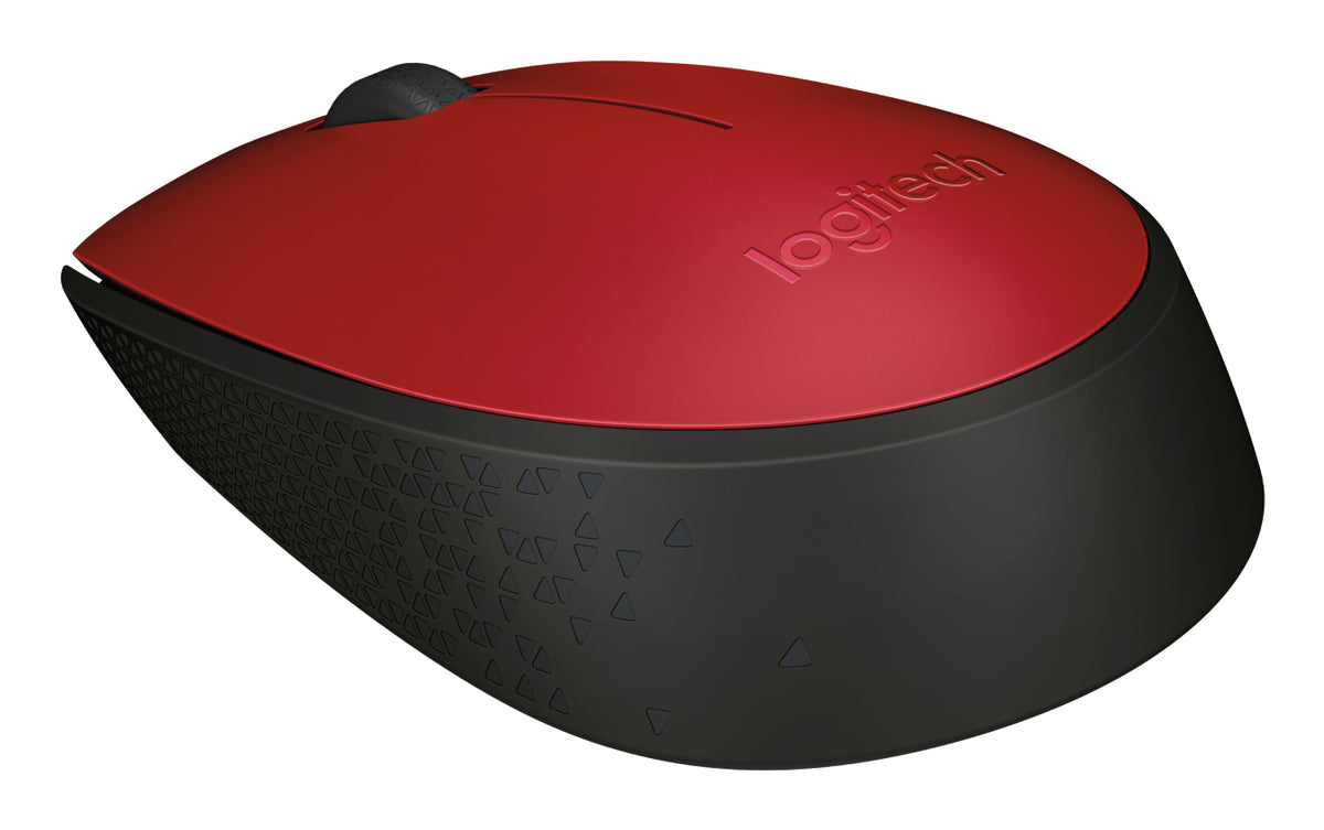 Ratón Inalámbrico Logitech M171/ Hasta 1000 DPI/ Rojo