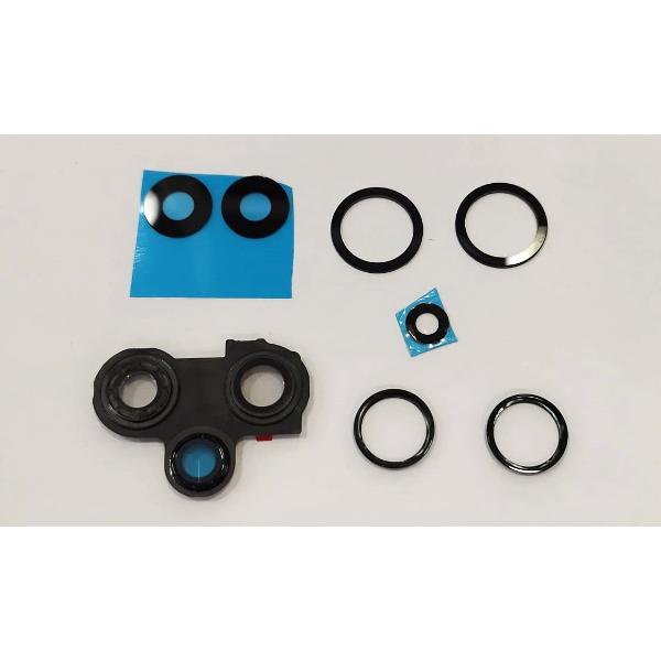 Cubierta camara negra para Xiaomi Poco F5 5G mas cristal camara calidad premium