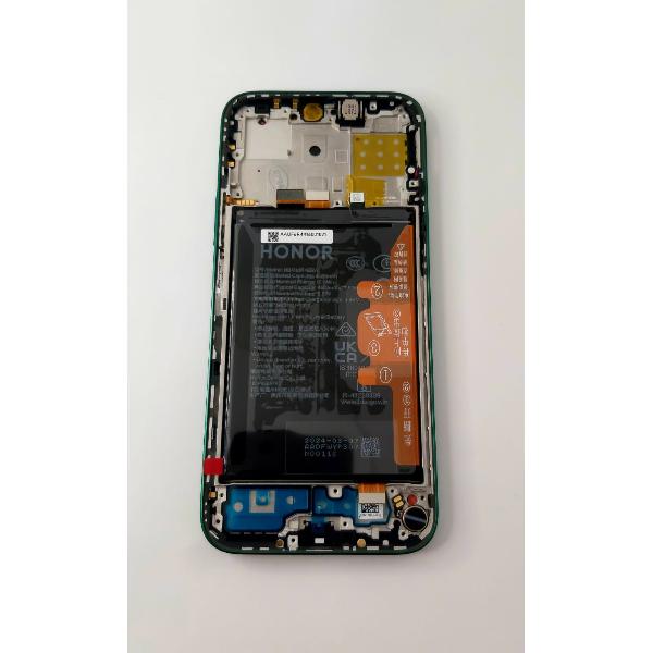 Pantalla lcd para Honor X8B mas tactil negro con marco frontal verde glamoroso 0235AHGF Service Pack