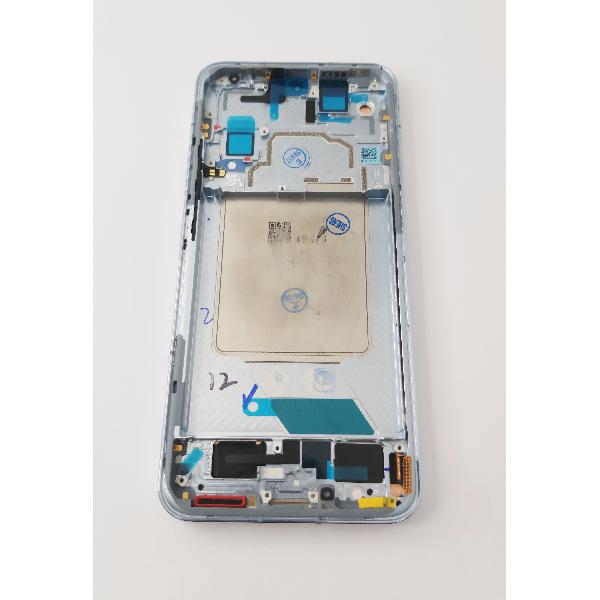 Pantalla lcd para Xiaomi 13 mas tactil negro con marco azul calidad premium