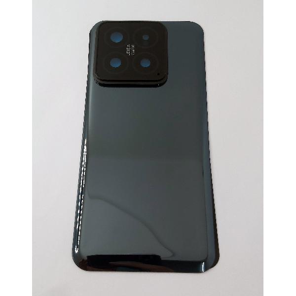 Tapa trasera o tapa bateria negra para Xiaomi 14 con cristal de camara