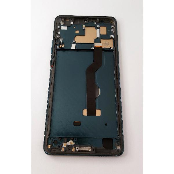Pantalla lcd para Huawei Mate 20X mas tactil negro con marco verde compatible