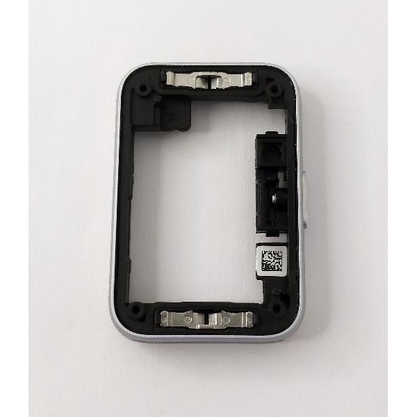 Carcasa o marco central plateado para Samsung Galaxy Fit 3 R390 40mm