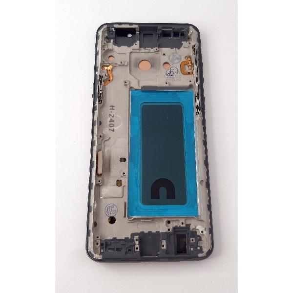 Pantalla lcd para Samsung Galaxy S9 G960F mas tactil negro con marco gris calidad TFT