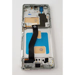 Pantalla lcd para Samsung Galaxy S21 Ultra 5G mas tactil negro con marco plata calidad TFT
