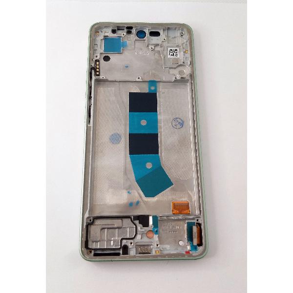 Pantalla lcd para Xiaomi Redmi Note 13 4G mas tactil negro con marco verde calidad premium